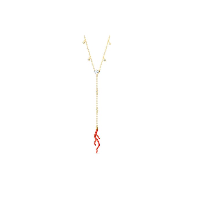 Collier Swarovski Coquille Y Rouge Plaqué Or Femme 5520658 Box (Random Color) white