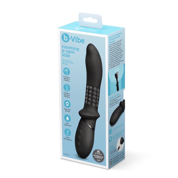 Rimming P-Spot Vibe - Dual Rotating & Vibrating Prostate Massager