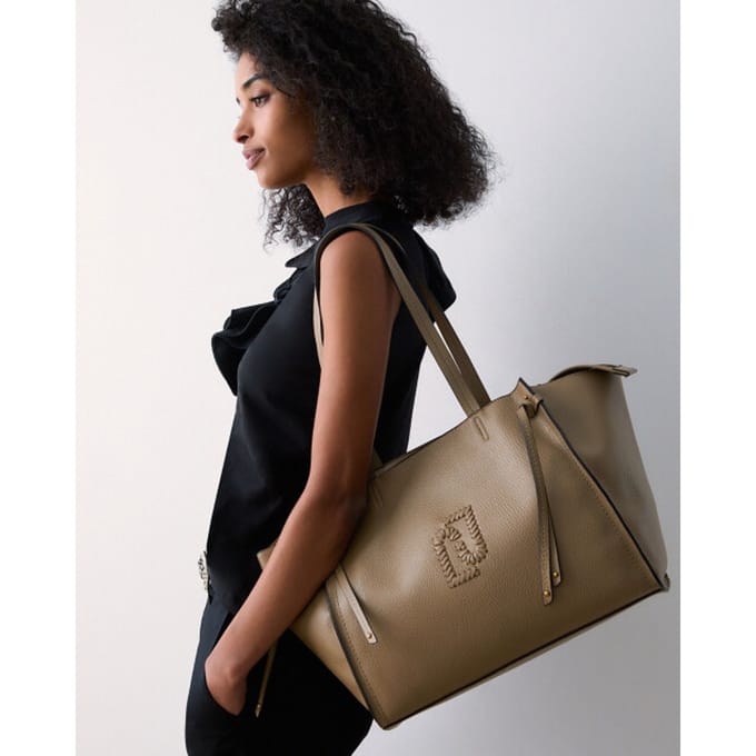 LIU JO schoudertas shopper Lapislazzu Tote Mud Taupe