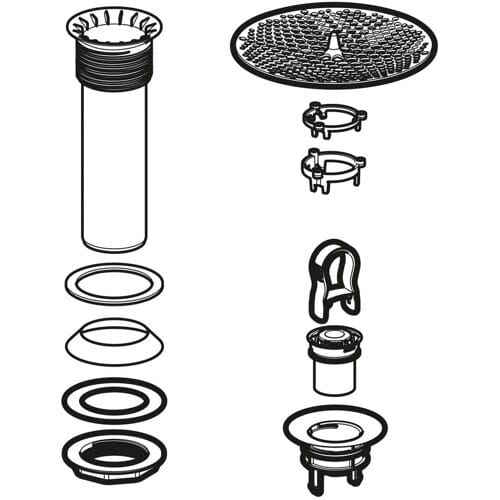 Geberit drain set for hybrid urinals set 500.672.00.1