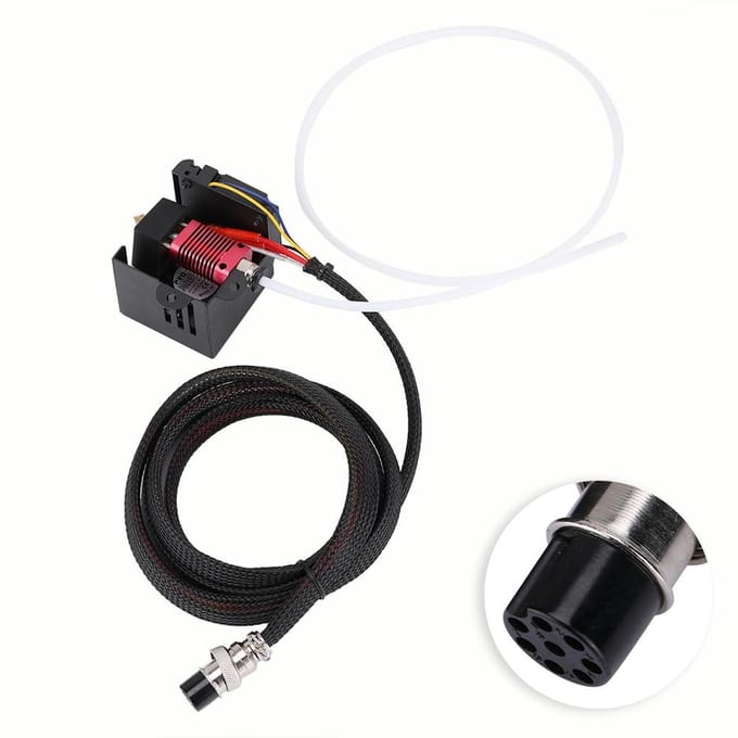 3D Printer Roestvrij Staal J head Hotend Extruder Spuitmond Kit Voor Creality CR-10/10s S4/ black