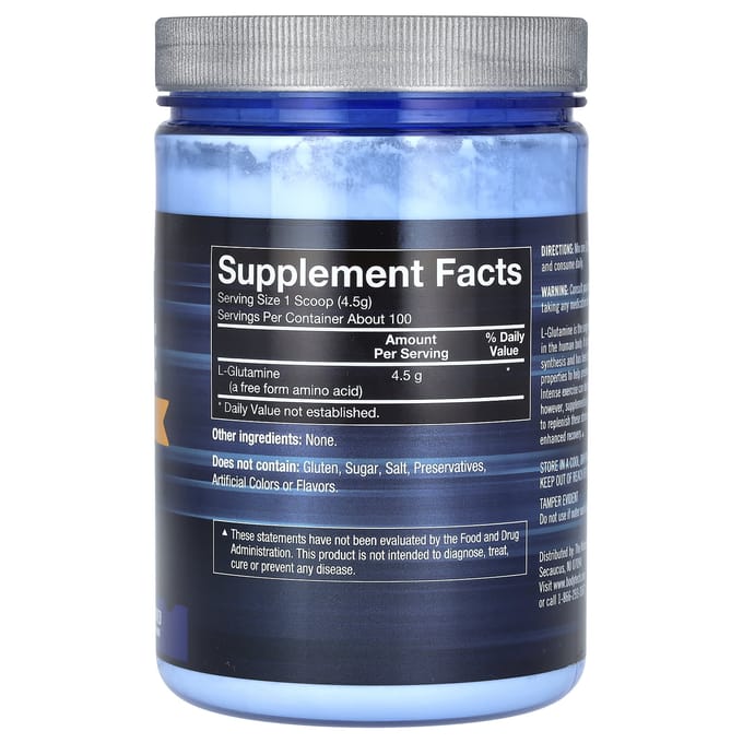 BodyTech, Glutamine, Ongezoet, 4,5 g, 15,88 oz (450 gram)