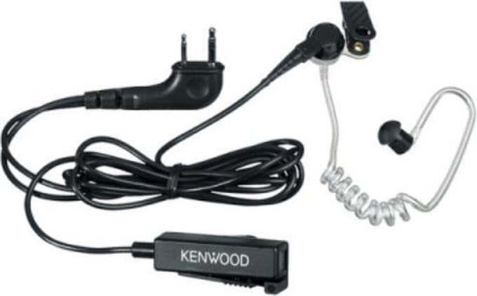 Kenwood KHS-8BL Handmicrofoon met Oortje voor Kenwood Portofoons