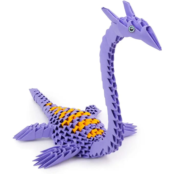 Origami 3D plesiosaurus HQ-Invento