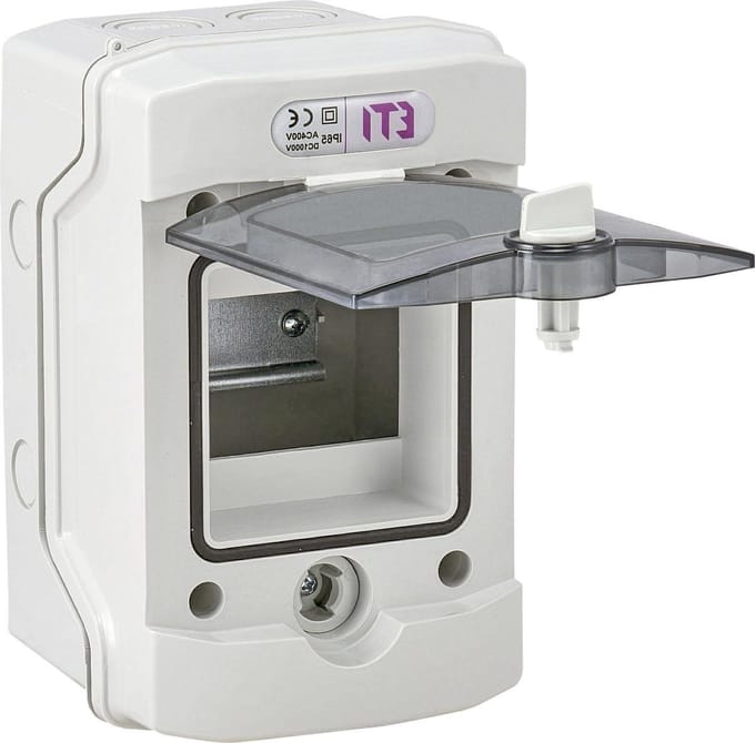 Opbouwverdeler - Groepenkast - Elektrische Verdeling - Vochtige Ruimte IP65 - 4 Modules - Grijs