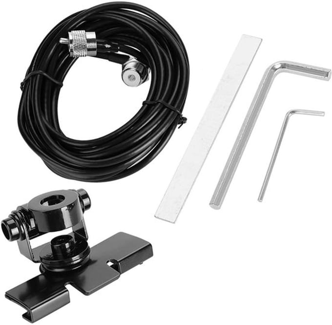 Allecto - Antennebeugel - Mobiele Radio Antenne - Stabiele