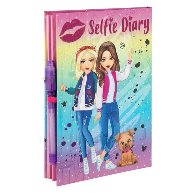 Besties Selfie dagboek met magische pen