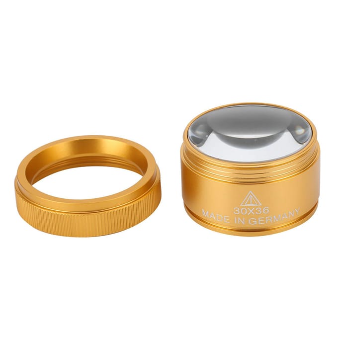30x vergrootglas, draagbaar, voor identificatie van sieraden en munten, goud