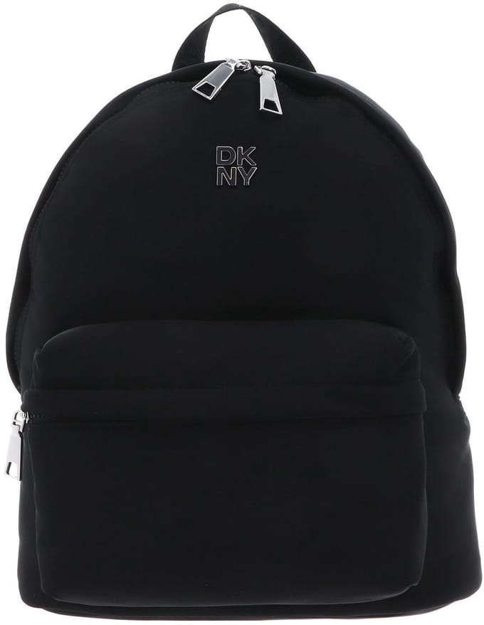 DKNY vrijetijdsrugzak rugzak Jenny Backpack Black / Silver zwart