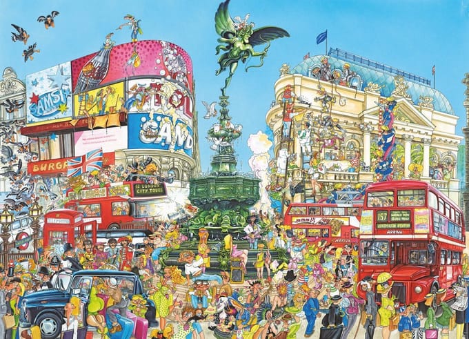 Jumbo Puzzel Piccadilly Circus 1000 stukjes