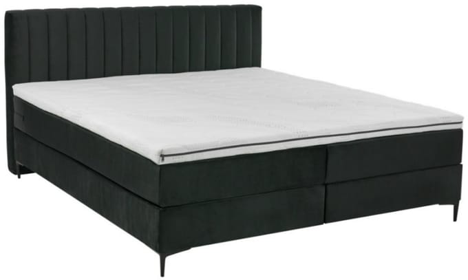 Nessa® - 160x200 Boxspring Cindy - Blauw - Complete Boxspring - Inclusief Topper