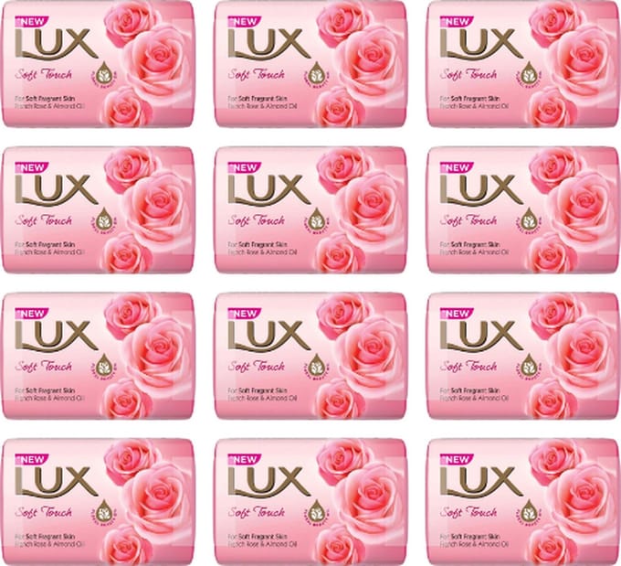 Lux Soft Touch French Rose Soap Bar 80 g - 3 Pcs