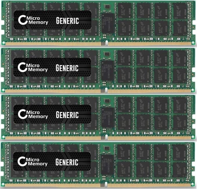 CoreParts MMH9736/64GB geheugenmodule 4 x 16 GB DDR4 ECC