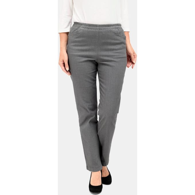 Jeansbroek - grijs - Gr. 44 van Goldner Fashion