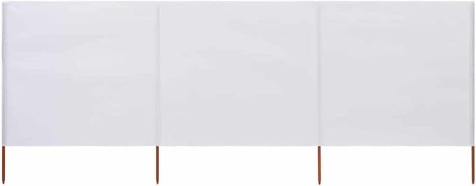 Windscherm Tuin - Balkonafscheiding Scheidingswand - Buitenruimte Beschermen - 3 Panelen 4 Meter - 400 x 160 cm - Zandkleurig