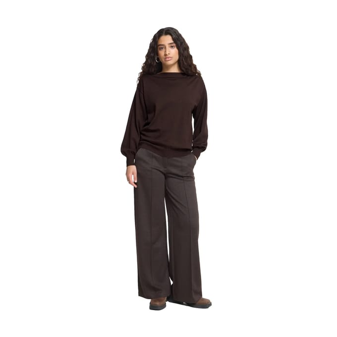 ICHI - IHLULS BOAT NECK LS - Dames - Gebreide truien