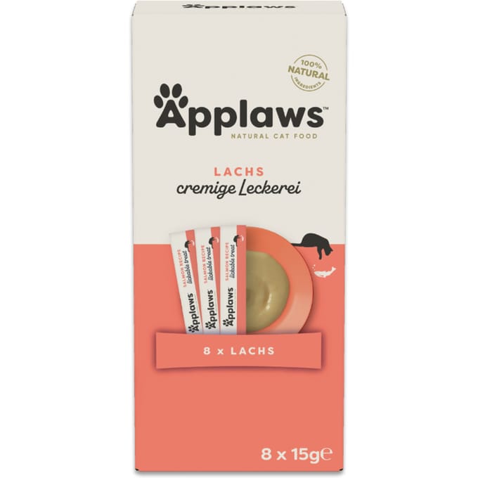 Voordeelpakket: 32x15g Applaws Romige Traktatie Zalm Katten­s­nacks