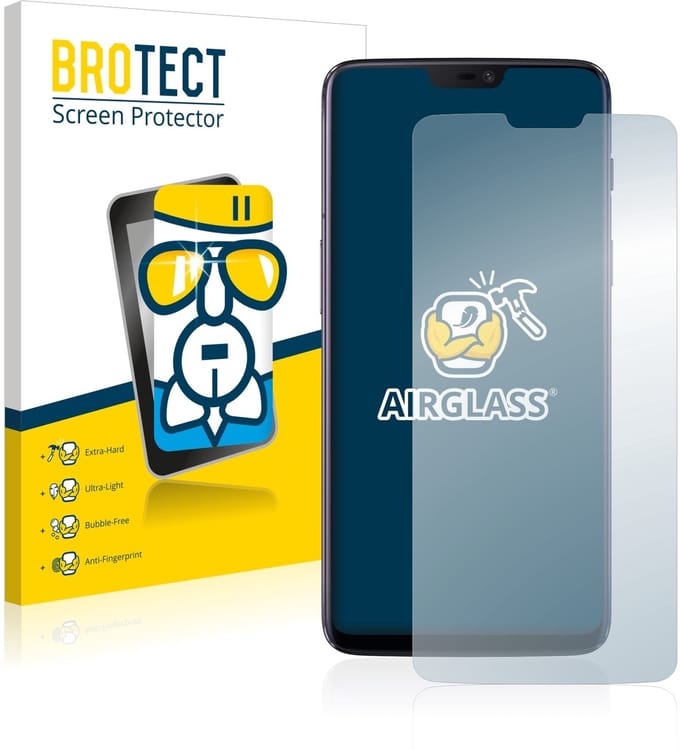 Screenprotector voor OnePlus 6 Beschermglas transparant
