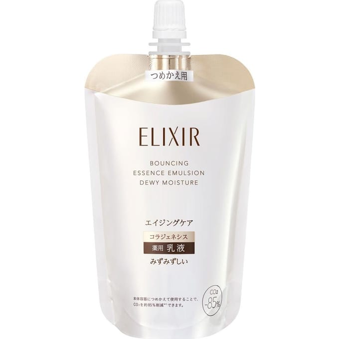 Shiseido - Elixir Bouncing Essence Emulsion Dewy Moisture - 110ml Refill