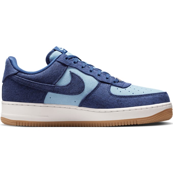 Nike Air Force Sneakers Heren - Blauw - Maat 43 - Mesh/Synthetisch