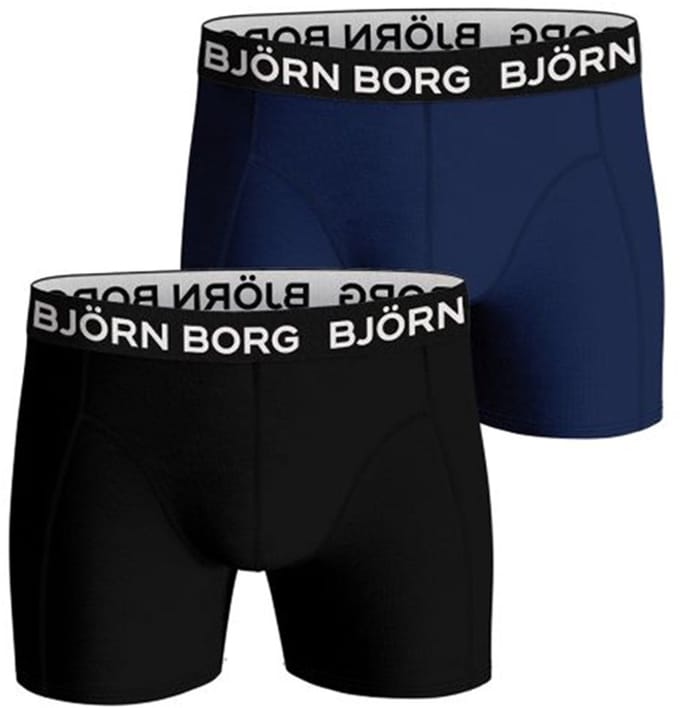 Björn Borg Bamboo Cotton Blend boxers - heren boxers normale lengte (2-pack) - multicolor