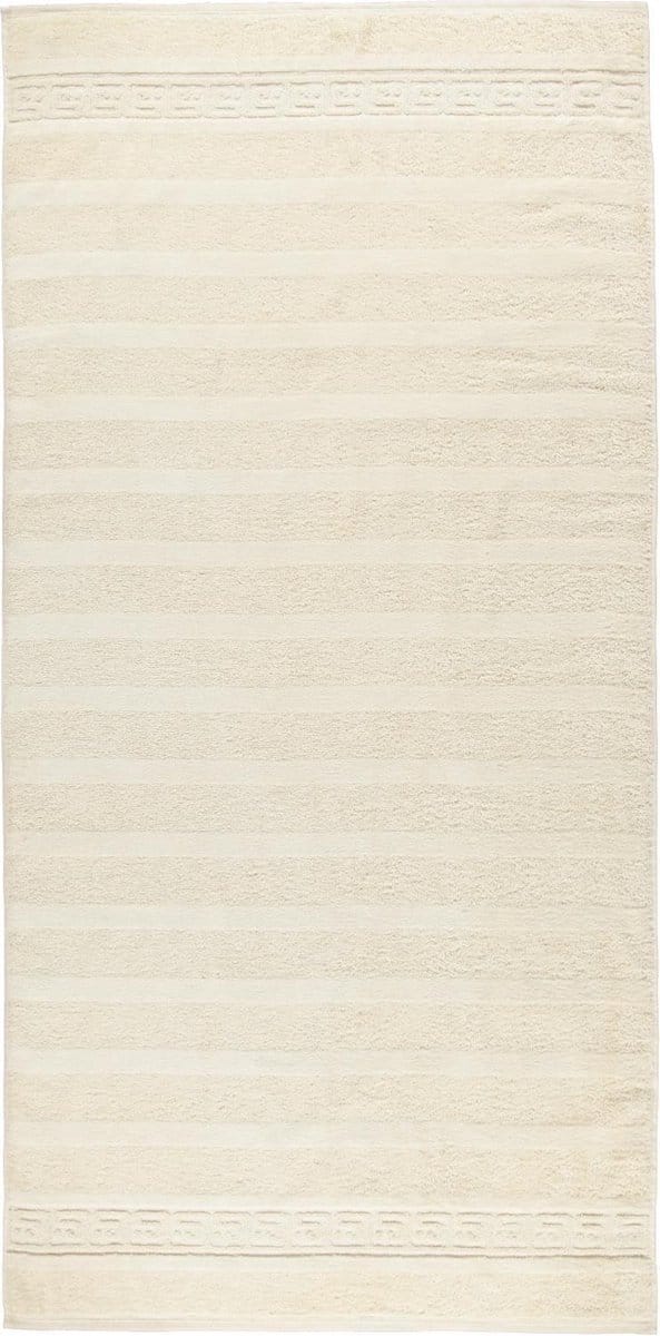CAWÖ Noblesse Uni Badhanddoek - Natuur - 80x160