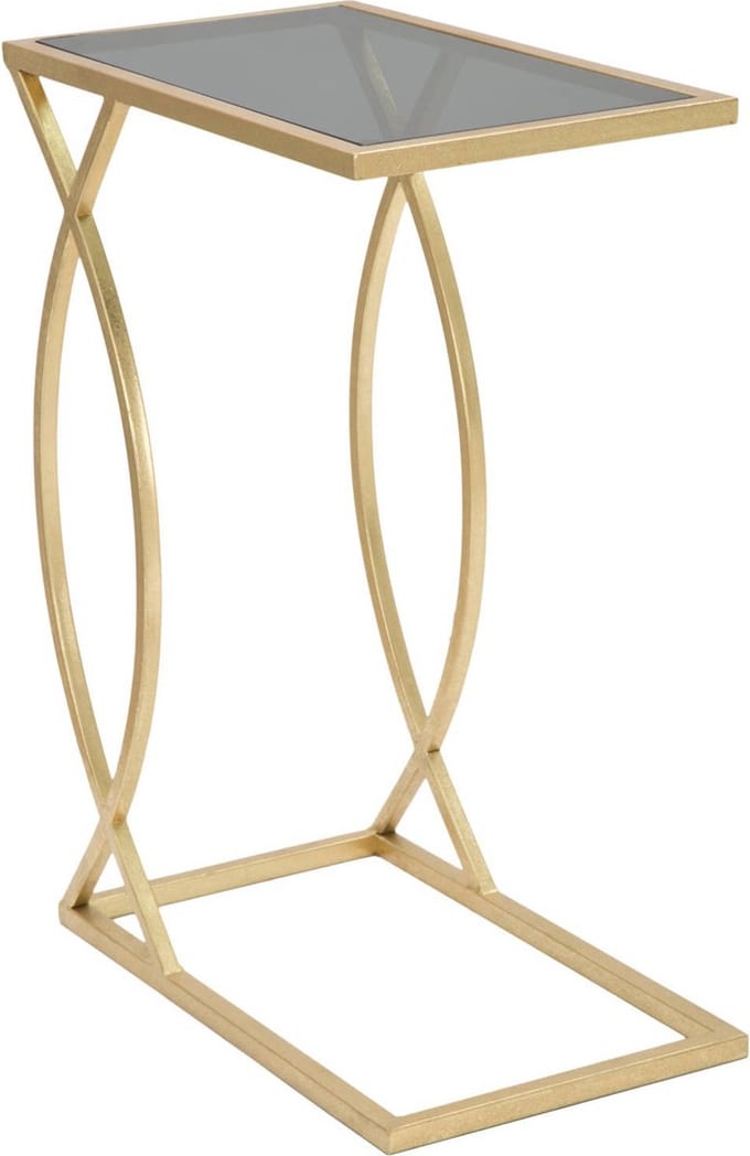 Bijzettafel in glamourstijl, hoogte 60 cm