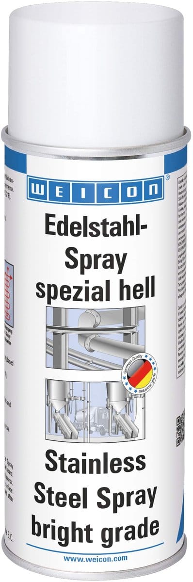 WEICON Roestvrijstaal-Spray speciaal-licht 400ml – edelstaalglans