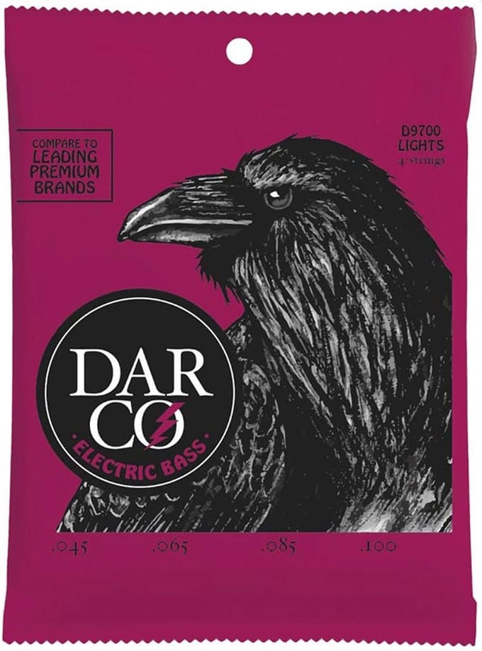 Darco D9700 Bassnaren Set Nickel Wound Light (045-100)