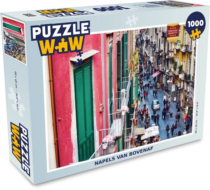Puzzel Napels van bovenaf - Legpuzzel - Puzzel 1000 stukjes volwassenen