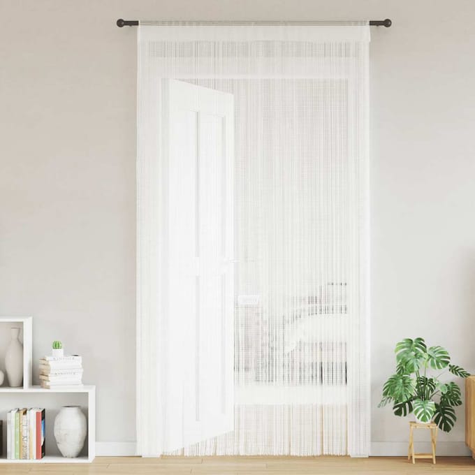 vidaXL - Draadgordijnen - 2 - st - 140x250 - cm - wit