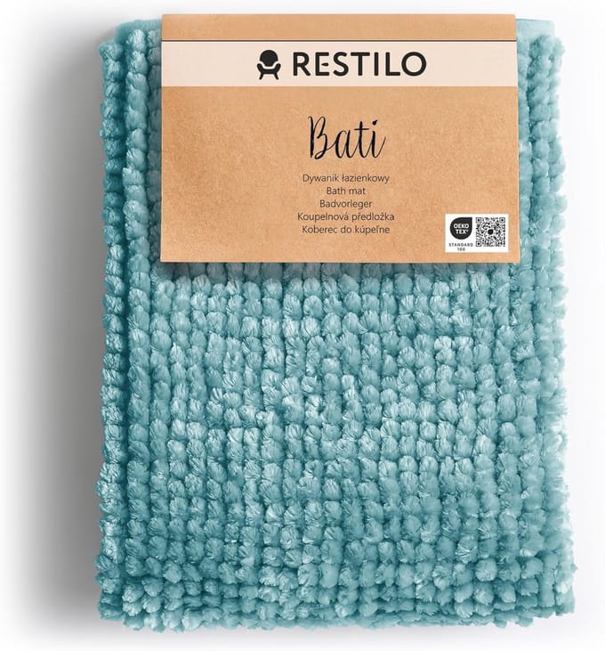 Extra Zachte Waterabsorberende Antislip Badmat 60 x 90 cm Turquoise
