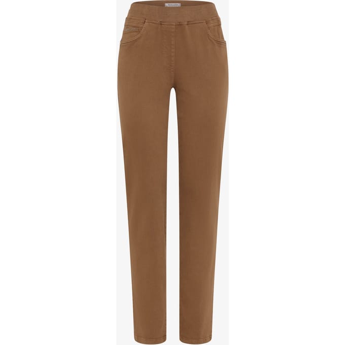 Raphaela by Brax Dames Jeans  Style PAMINA OLIO, denim lichtbruin, maat 48