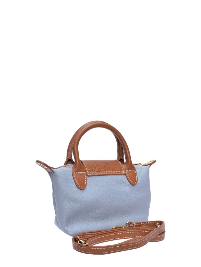 Roberta M Turquoise Rundleer Tas