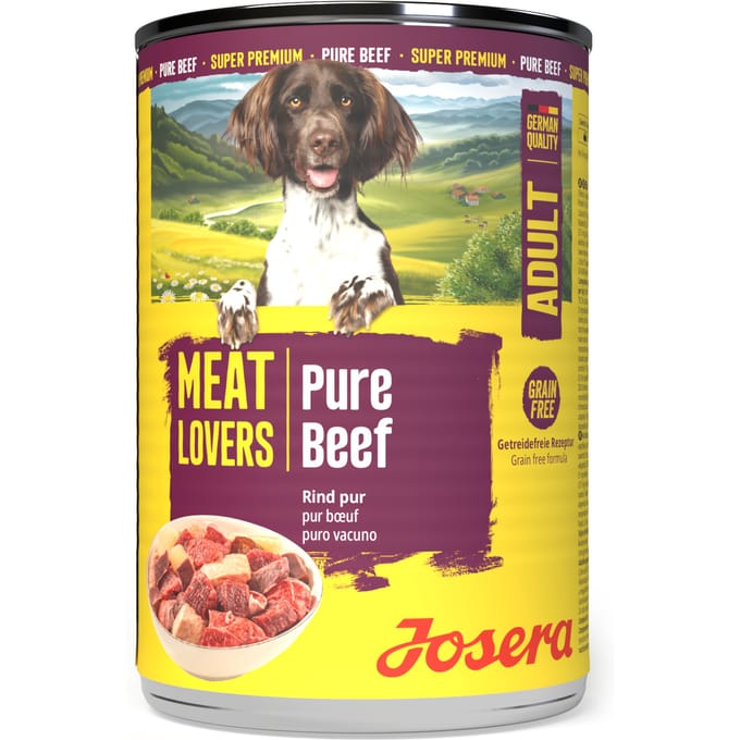 Voordeelpakket Josera meatlovers Pure 24 x 400 g - Rund