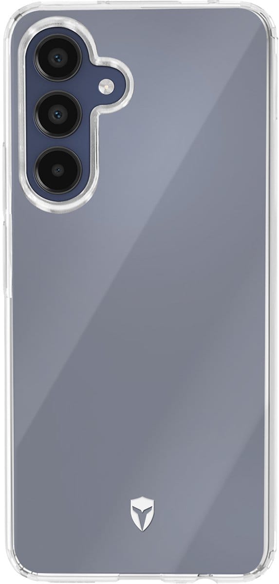 Force Case, Hoesje geschikt voor Galaxy A15 4G / 5G - FEEL Versterkt Tryax System met 3D Inserts, Transparant