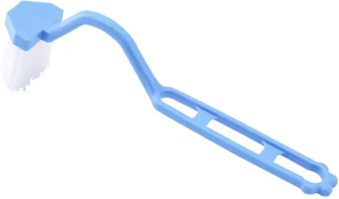 WC Hoekborstel met Buigbaar Handvat - Draagbare Badkamer Scrubber - Blauw - IXEN