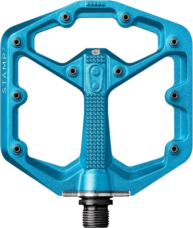 Hoogwaardige Platformpedalen voor Mountainbikes, Maat S, Blauw