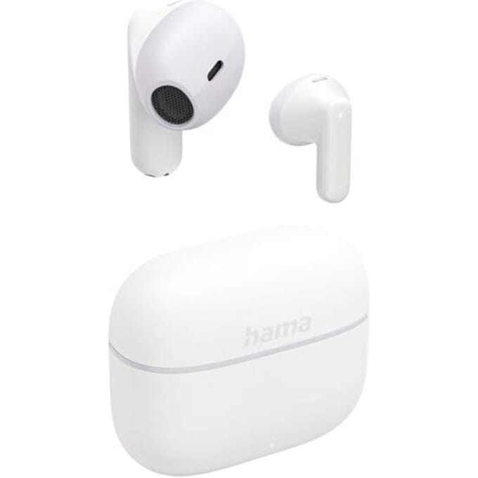 Hama Freedom Light II In Ear oordopjes Bluetooth Wit Oplaadbox Mobiele telefoon