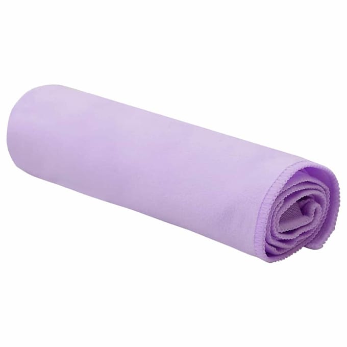 vidaXL - Sporthanddoeken - 2 - st - Paars - 50 - x - 30 - cm - Polyester - en - polyamide