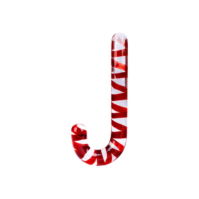 Dildo in zuurstokmotief, 20,5 cm