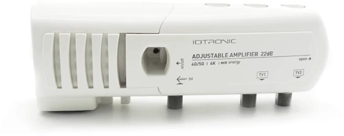Televes IOTRONIC Serie - Autoversterker - 4G/5G-filter - Handmatige Regeling