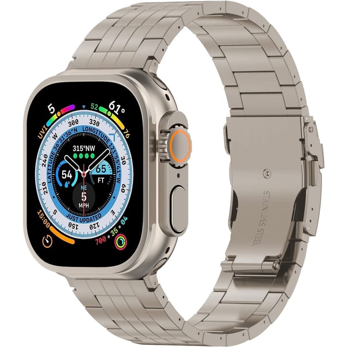 Apple Watch Duo titanium band (titanium)