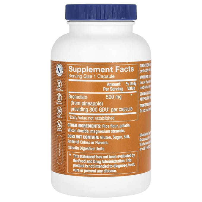 Bromelaïne, 500 mg, 300 Capsules