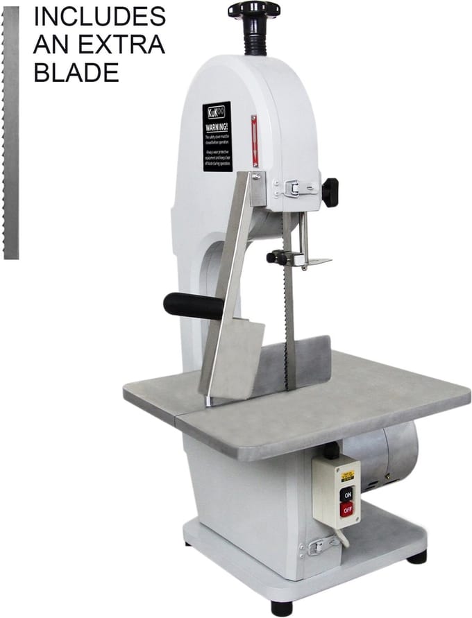 Vlees- en bottenzaagmachine - rvs - 1650 mm - 15 m/s