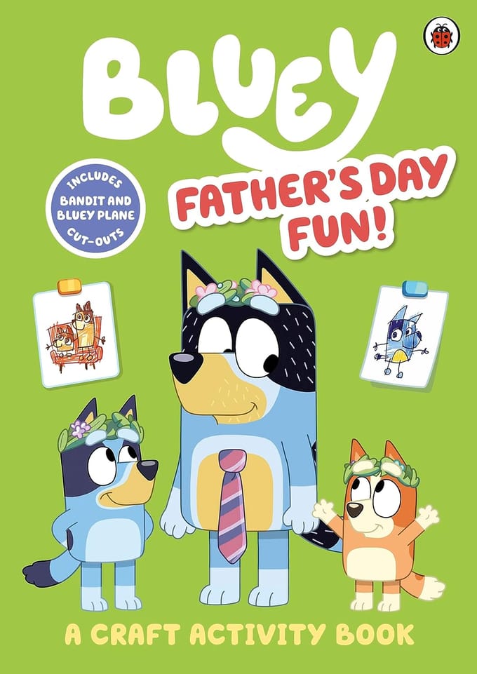 Blauwachtig. Vaderdag Knutselboek
