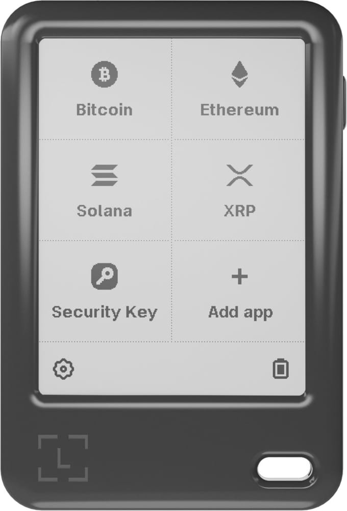 Ledger Nano Gen5 – 2.8″ Touchscreen Crypto Wallet – Bluetooth 5.2 & USB-C – CC EAL6+ & Ledger OS – 1MB opslag - Incl. Recovery Key