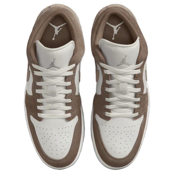 Air Jordan 1 Low Olive Grey Heren Sneakers Wit Bleek-Ivoor 553558-046 41 gray