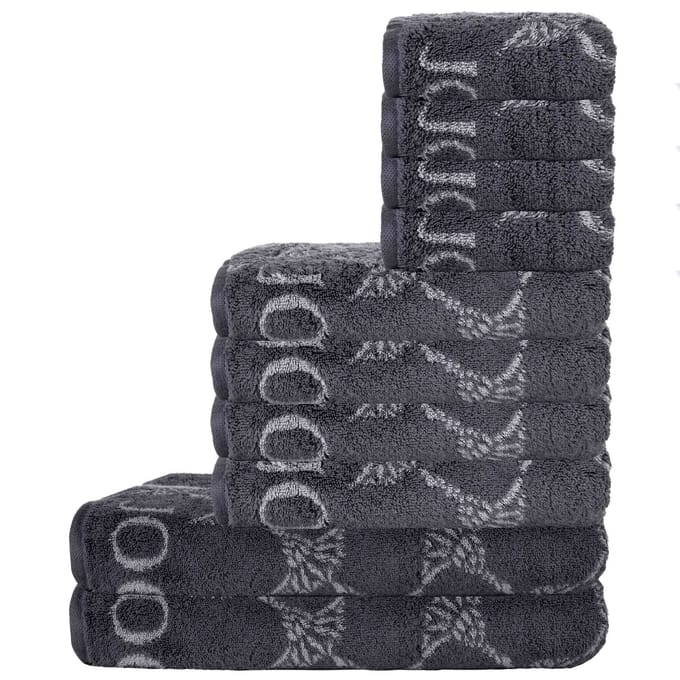 JOOP! Handdoek Een maat, 50x100 Set van 10