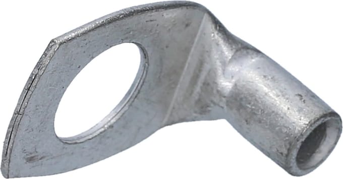 10 stuks Kalitec A2-L10 buiskabelschoen 90° haaks 10mm² M10 ongeïsoleerd van vertind koper